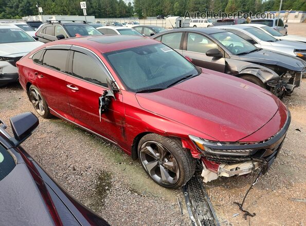 1HGCV1F9XJA096162 2018 HONDA ACCORD Red Առջևի աջ