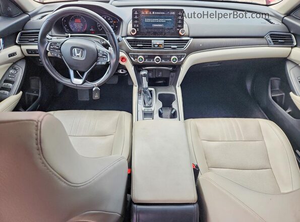 1HGCV1F9XJA096162 2018 HONDA ACCORD Red Առջևի վահանակի տեսք