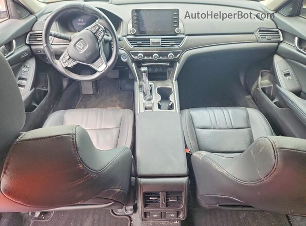 1HGCV1F9XMA803393 2021 HONDA ACCORD White წინა პანელის ხედი