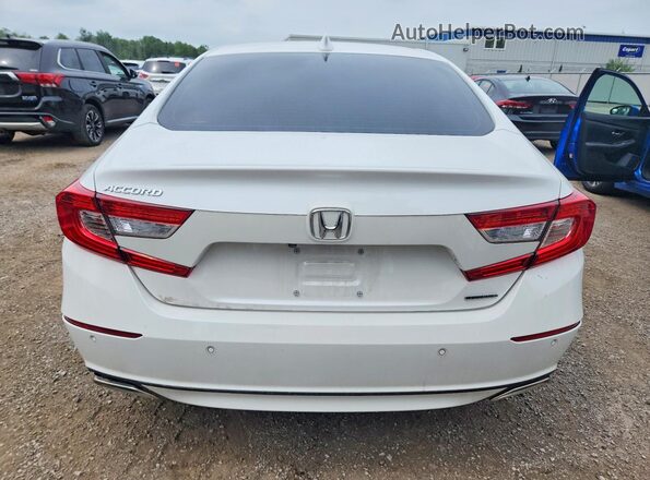 1HGCV1F9XMA803393 2021 HONDA ACCORD White უკანა ხედი