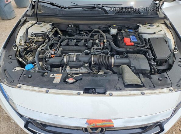 1HGCV1F9XMA803393 2021 HONDA ACCORD White უკანა სალონის ხედი