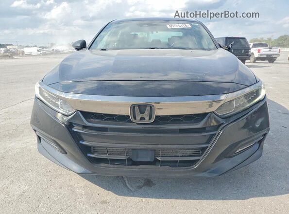 1HGCV2E30JA022199 2018 HONDA ACCORD Charcoal Vista frontal