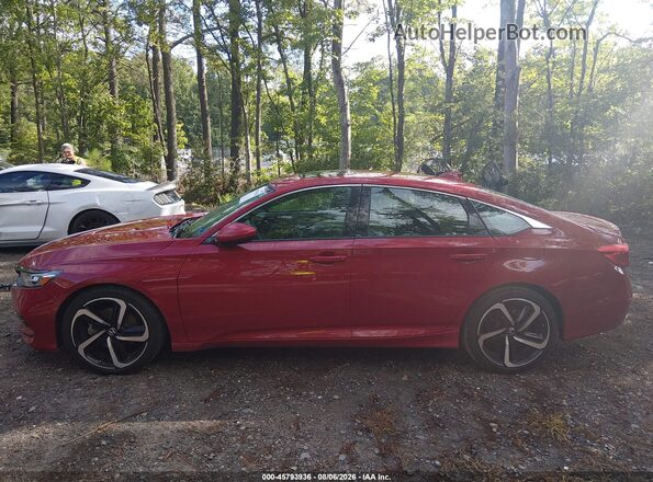 1HGCV2E34KA003222 2019 HONDA ACCORD Red Панорамний вид салону 360°