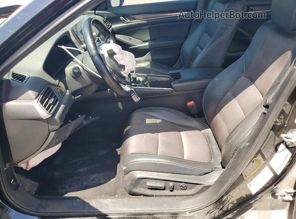 1HGCV2E3XJA044226 2018 HONDA ACCORD Black Սալոնի դիմացի տեսք