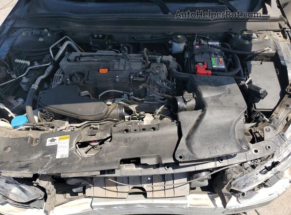 1HGCV2E3XJA044226 2018 HONDA ACCORD Black Սալոնի հետևի տեսք