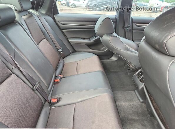 1HGCV2F30LA000933 2020 HONDA ACCORD Blue Rear seats view