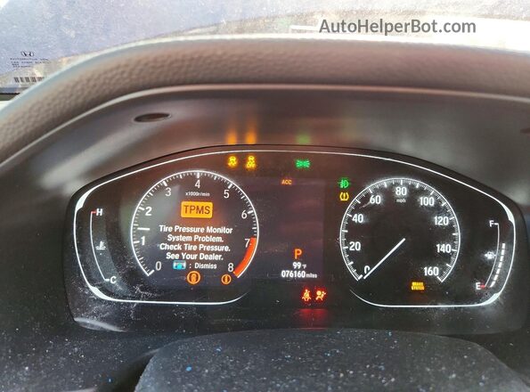 1HGCV2F30LA000933 2020 HONDA ACCORD Blue Instrument cluster view
