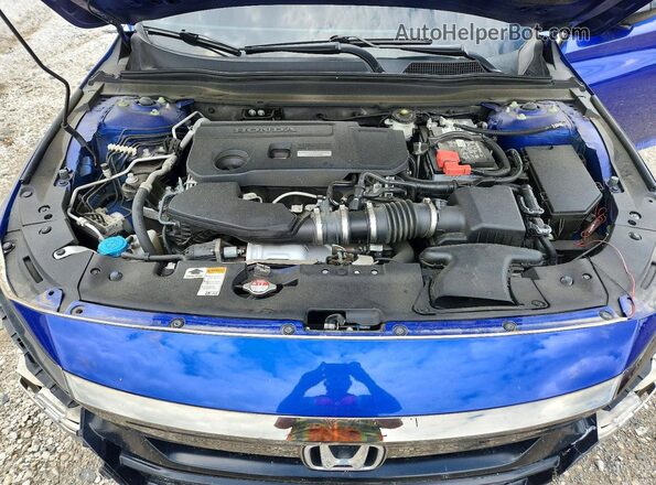 1HGCV2F30LA000933 2020 HONDA ACCORD Blue Rear interior view