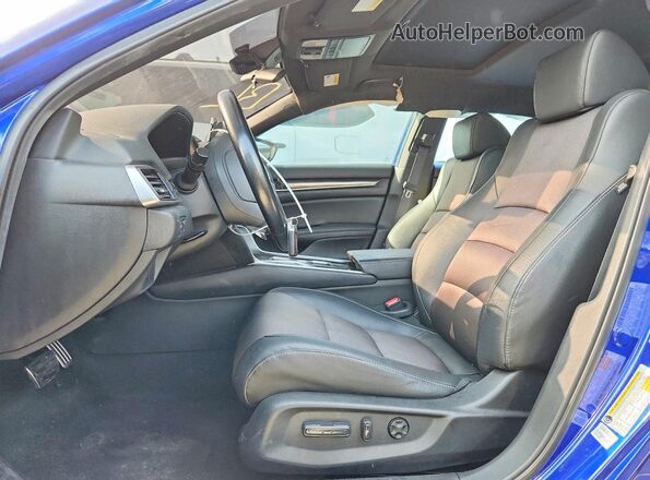 1HGCV2F30LA000933 2020 HONDA ACCORD Blue Front interior view