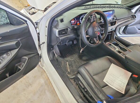 1HGCV2F30LA030630 2020 HONDA ACCORD White წინა პანელის ხედი