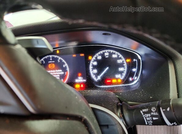 1HGCV2F30LA030630 2020 HONDA ACCORD White ხელსაწყოთა პანელის ხედი