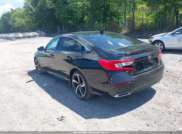 1HGCV2F30MA027065 2021 HONDA ACCORD Black უკანა მარცხენა