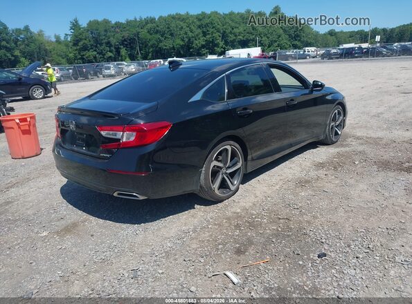 1HGCV2F30MA027065 2021 HONDA ACCORD Black უკანა მარჯვენა