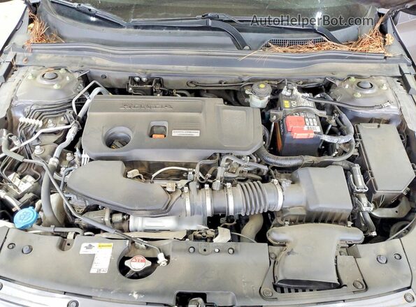 1HGCV2F31KA013785 2019 HONDA ACCORD Gray Widok wnętrza z tyłu