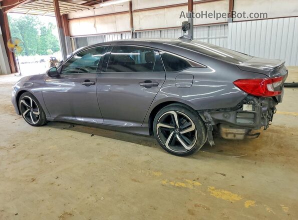 1HGCV2F31KA013785 2019 HONDA ACCORD Gray Tył lewy