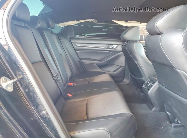 1HGCV2F31MA010470 2021 HONDA ACCORD Black Vista de los asientos traseros