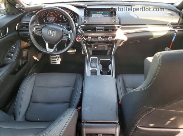 1HGCV2F31MA014096 2021 HONDA ACCORD Blue Widok deski rozdzielczej