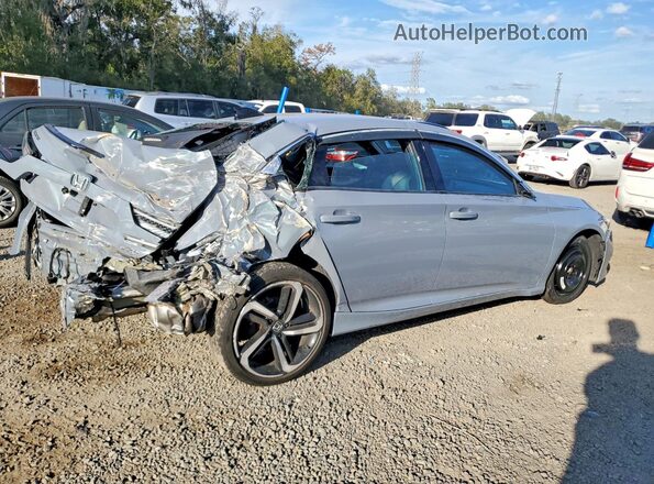 1HGCV2F31MA014096 2021 HONDA ACCORD Blue Tył prawy