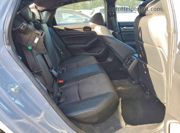 1HGCV2F31MA014096 2021 HONDA ACCORD Blue Widok tylnych siedzeń
