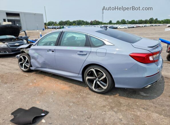 1HGCV2F31NA014858 2022 HONDA ACCORD Silver უკანა მარცხენა