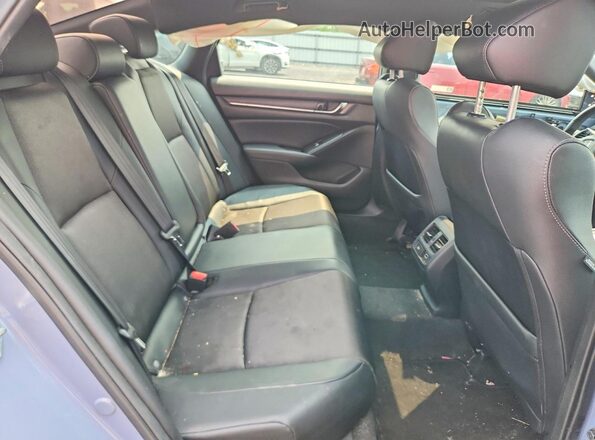 1HGCV2F31NA014858 2022 HONDA ACCORD Silver უკანა სავარძლების ხედი