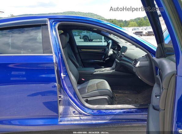 1HGCV2F32KA027954 2019 HONDA ACCORD Blue Widok wnętrza z przodu
