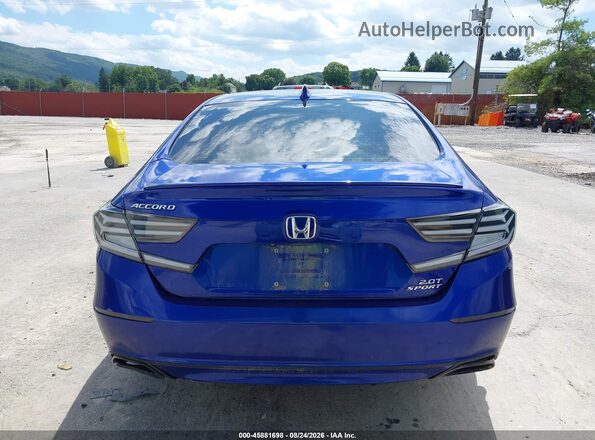 1HGCV2F32KA027954 2019 HONDA ACCORD Blue 