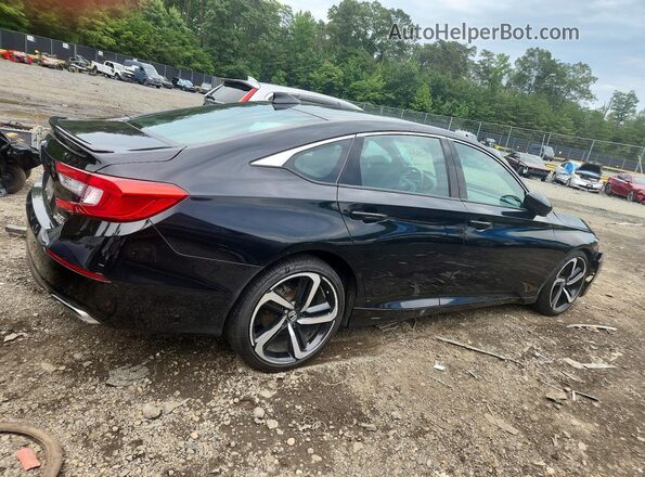 1HGCV2F32LA031231 2020 HONDA ACCORD Black Tył prawy