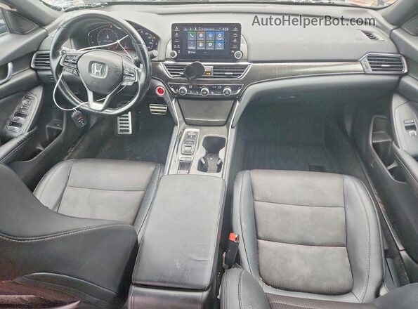 1HGCV2F32LA031231 2020 HONDA ACCORD Black Widok deski rozdzielczej
