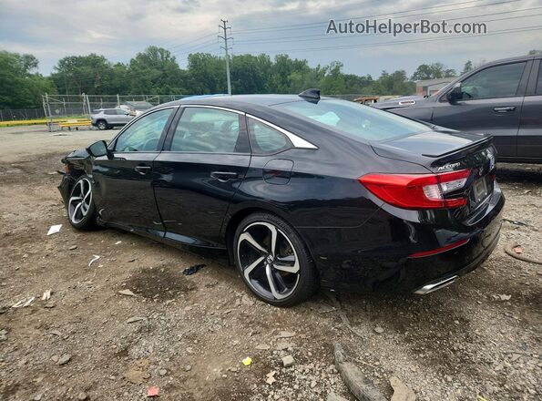 1HGCV2F32LA031231 2020 HONDA ACCORD Black Tył lewy