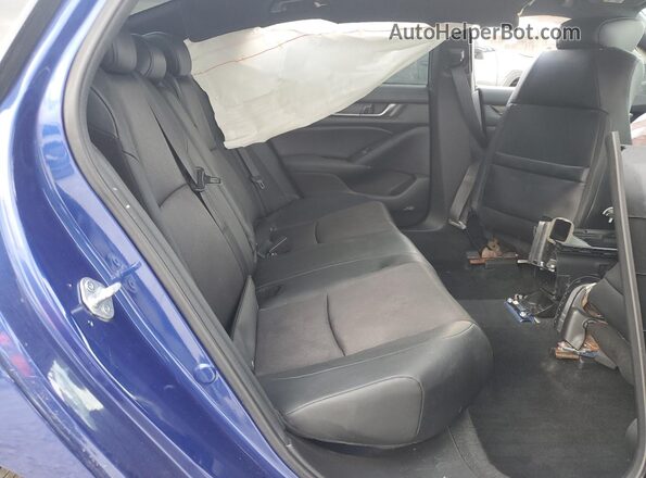 1HGCV2F32MA024586 2021 HONDA ACCORD Blue უკანა სავარძლების ხედი