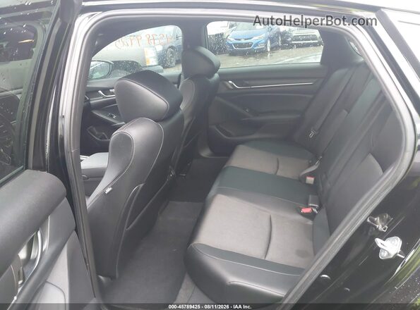 1HGCV2F32NA004887 2022 HONDA ACCORD Black Вид наклейки з VIN-кодом