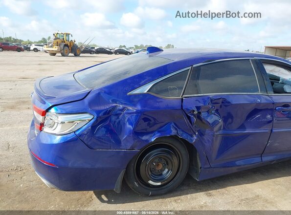 1HGCV2F33JA019926 2018 HONDA ACCORD Blue Vista frontal
