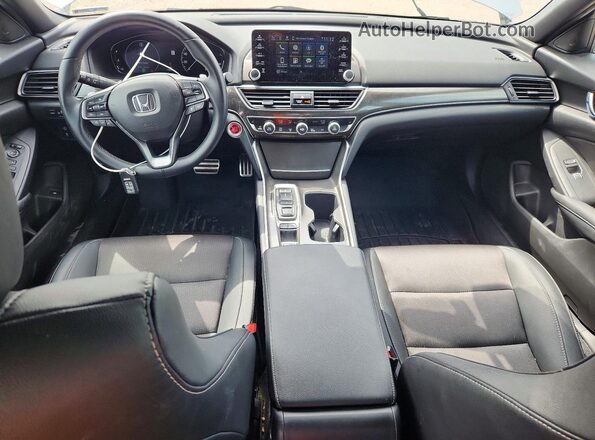 1HGCV2F33KA021869 2019 HONDA ACCORD Silver Vista del salpicadero