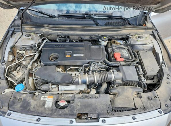 1HGCV2F33KA021869 2019 HONDA ACCORD Silver Vista interior trasera