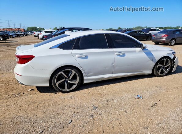 1HGCV2F33KA024061 2019 HONDA ACCORD White უკანა მარჯვენა