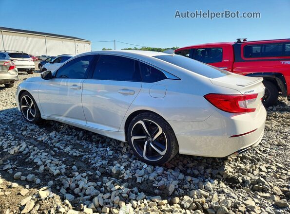 1HGCV2F33KA030099 2019 HONDA ACCORD White უკანა მარცხენა