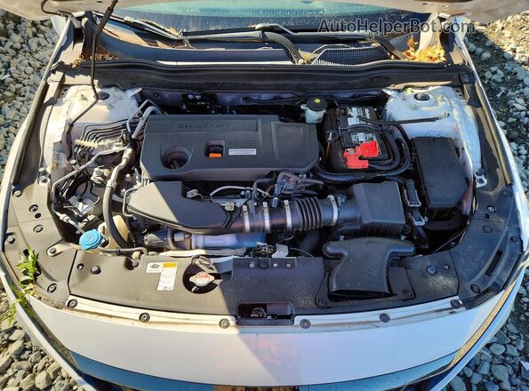 1HGCV2F33KA030099 2019 HONDA ACCORD White უკანა სალონის ხედი