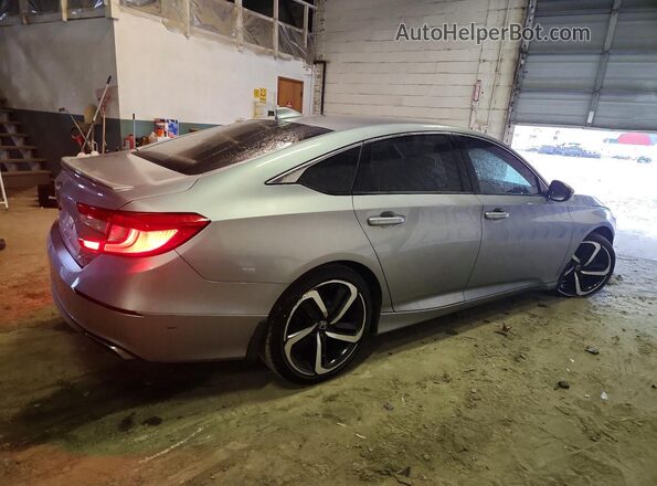 1HGCV2F33KA035092 2019 HONDA ACCORD Gray Rear right