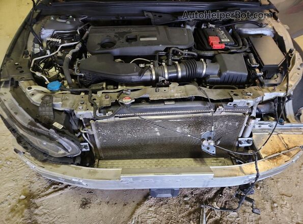 1HGCV2F33KA035092 2019 HONDA ACCORD Gray Rear interior view