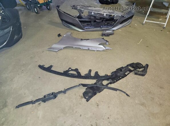 1HGCV2F33KA035092 2019 HONDA ACCORD Gray Engine compartment view