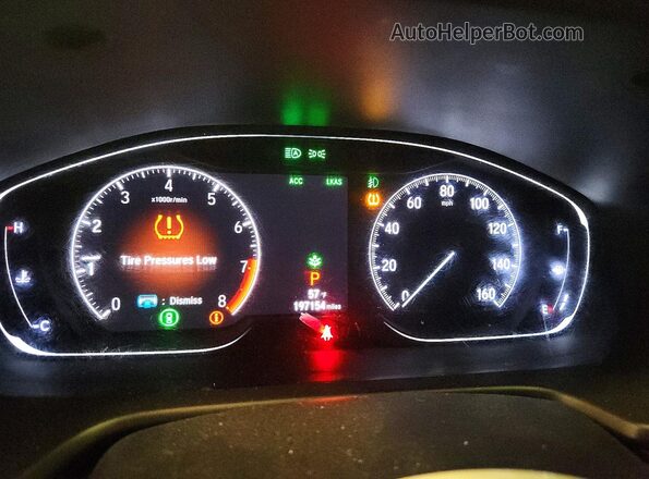 1HGCV2F33KA035092 2019 HONDA ACCORD Gray Instrument cluster view