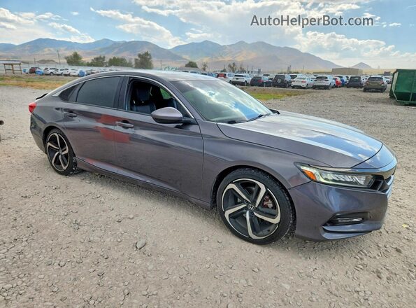 1HGCV2F33LA020772 2020 HONDA ACCORD Gray Front right