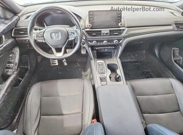 1HGCV2F33LA020772 2020 HONDA ACCORD Gray Dashboard view