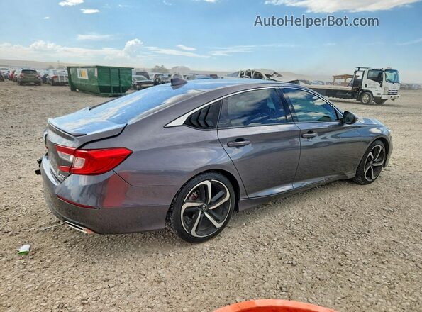 1HGCV2F33LA020772 2020 HONDA ACCORD Gray Rear right
