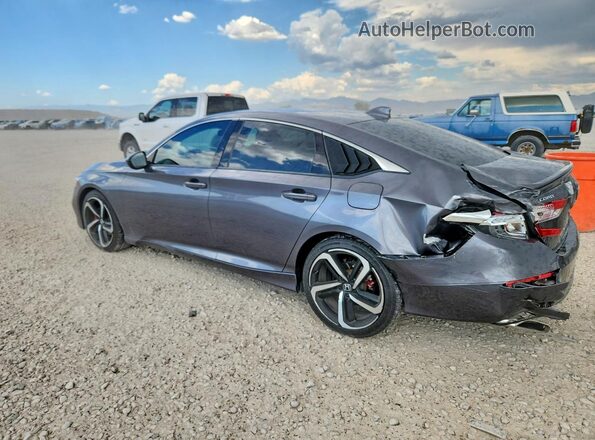 1HGCV2F33LA020772 2020 HONDA ACCORD Gray Rear left