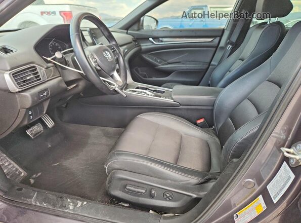 1HGCV2F33LA020772 2020 HONDA ACCORD Gray Front interior view