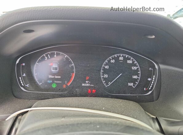 1HGCV2F33LA020772 2020 HONDA ACCORD Gray Instrument cluster view