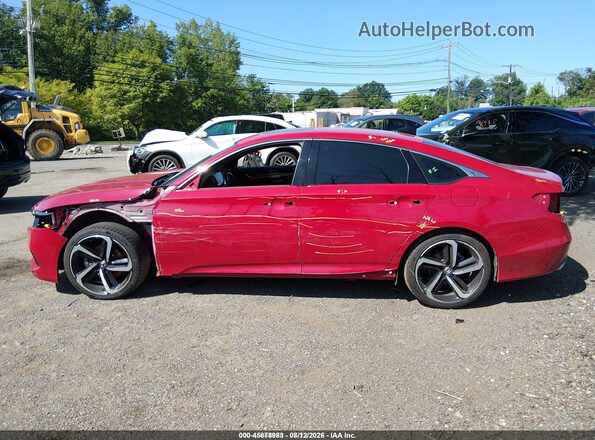 1HGCV2F33NA007006 2022 HONDA ACCORD Красный Панорамный вид салона 360°