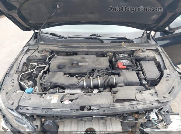 1HGCV2F34JA051672 2018 HONDA ACCORD Black Вид ззаду